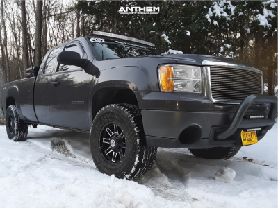 2011 GMC Sierra 1500 - 17x9 0mm - Anthem Off-Road Instigator - Suspension Lift 3" - 35" x 12.5"