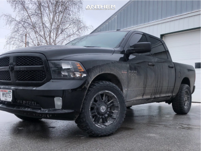 1 2018 1500 Ram Stock Stock Anthem Enforcer Matte Black