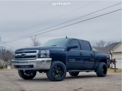 2012 Chevrolet Silverado 1500 - 20x12 -44mm - Anthem Off-Road Equalizer - Suspension Lift 3.5" - 305/50R20