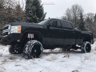 2007 Chevrolet Silverado 2500 HD - 22x12 -44mm - Anthem Off-Road Instigator - Suspension Lift 6" - 35" x 12.5"