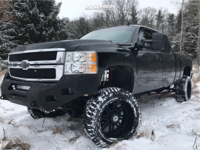 1 2007 Silverado 2500 Hd Chevrolet Fabtech Suspension Lift 6in Anthem Instigator Matte Black