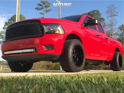 1 2012 1500 Ram Stock Leveling Kit Anthem Instigator Matte Black