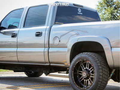 1 2006 Silverado 2500 Hd Classic Chevrolet Belltech Level 2in Drop Rear Anthem Instigator Black Machined