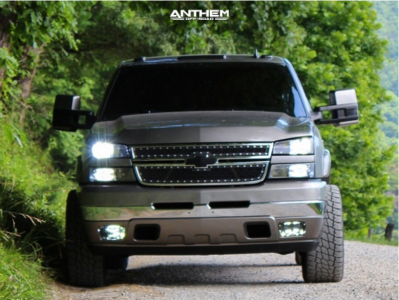1 2006 Silverado 2500 Hd Classic Chevrolet Belltech Level 2in Drop Rear Anthem Instigator Black Machined