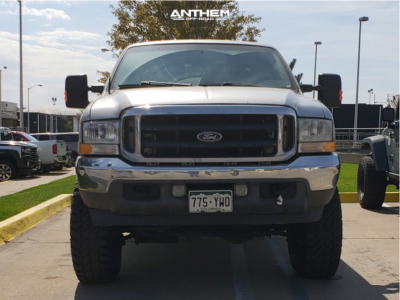 1 2002 F 350 Super Duty Ford Bds Suspension Lift 4in Anthem Defender Black