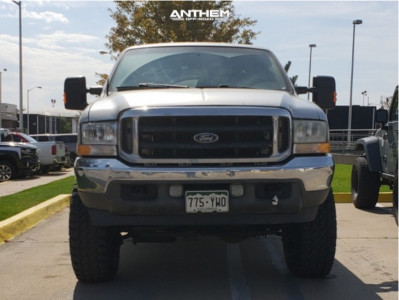 1 2002 F 350 Super Duty Ford Bds Suspension Lift 4in Anthem Defender Black