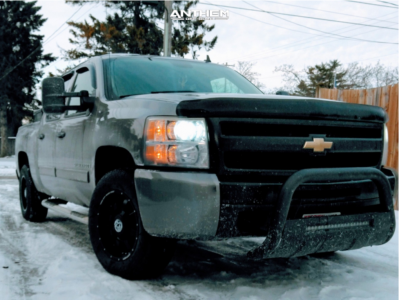 1 2009 Silverado 1500 Chevrolet Stock Stock Anthem Off Road Commander Matte Black