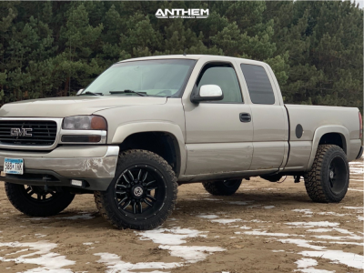 1 2002 Sierra 1500 Gmc Rough Country Leveling Kit Anthem A755 Black