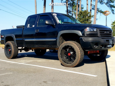 2006 GMC Sierra 1500 Classic - 22x12 -44mm - Anthem Off-Road Instigator - Suspension Lift 6" - 35" x 12.5"