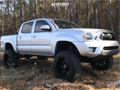 1 2013 Tacoma Toyota Maxtrac Suspension Lift 7in Anthem Equalizer Black Milled