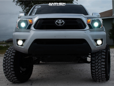 1 2013 Tacoma Toyota Maxtrac Suspension Lift 7in Anthem Equalizer Black Milled