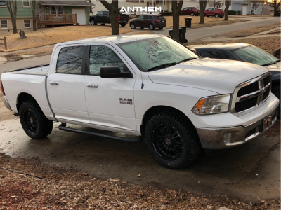 1 2013 1500 Ram Stock Stock Anthem Enforcer Matte Black
