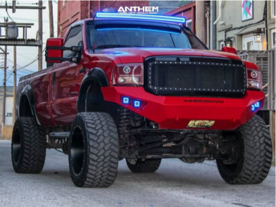 2006 Ford F-250 Super Duty - 22x14 -76mm - Anthem Off-Road Equalizer - Suspension Lift 6" - 375/45R22