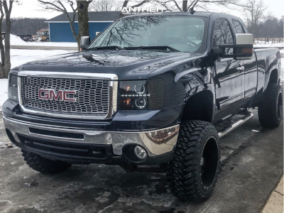 2011 GMC Sierra 1500 - 20x12 -44mm - Anthem Off-Road Instigator - Suspension Lift 6" - 33" x 12.5"