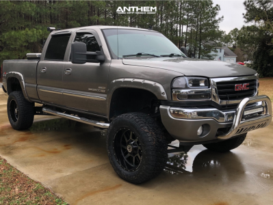 2006 GMC Sierra 2500 HD Classic - 20x10 -24mm - Anthem Off-Road Gunner - Suspension Lift 6" - 35" x 12.5"