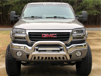 1 2006 Sierra 2500 Hd Classic Gmc Fabtech Suspension Lift 6in Anthem Gunner Black Machined