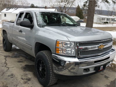 2013 Chevrolet Silverado 1500 - 18x9 -12mm - Anthem Off-Road Instigator - Leveling Kit - 265/70R18
