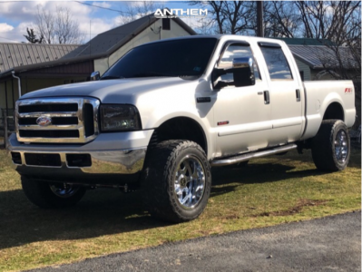2006 Ford F-250 Super Duty - 20x12 -44mm - Anthem Off-Road Commander - Suspension Lift 3" - 35" x 13.5"