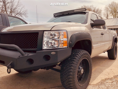 2008 Chevrolet Silverado 1500 - 20x10 -24mm - Anthem Off-Road Instigator - Suspension Lift 3.5" - 305/55R20