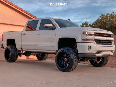 2018 Chevrolet Silverado 1500 - 22x14 -76mm - Anthem Off-Road Equalizer - Suspension Lift 8" - 33" x 12.5"