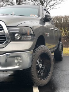 1 2013 1500 Ram Rough Country Suspension Lift 3in Anthem Instigator Black Machined