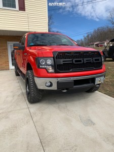 2012 Ford F-150 - 20x9 -12mm - Anthem Off-Road Instigator - Leveling Kit - 33" x 11.5"