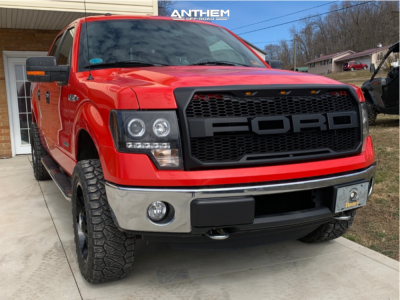 1 2012 F 150 Ford Fox Leveling Kit Anthem Instigator Black Milled