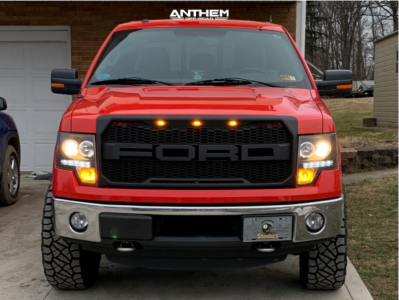 1 2012 F 150 Ford Fox Leveling Kit Anthem Instigator Black Milled