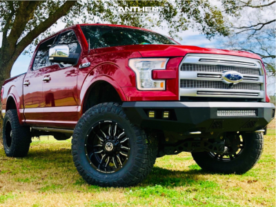 2016 Ford F-150 - 20x10 -24mm - Anthem Off-Road Equalizer - Suspension Lift 6" - 37" x 12.5"