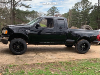 2000 Ford F-150 - 20x12 -44mm - Anthem Off-Road Enforcer - Level 2" Drop Rear - 33" x 12.5"