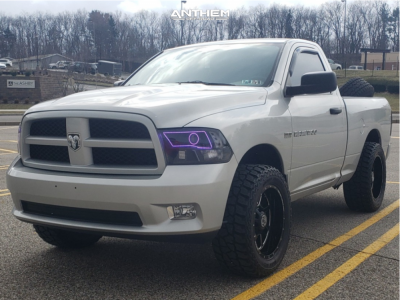 1 2011 1500 Ram Bilstein Leveling Kit Anthem Gunner Black Milled