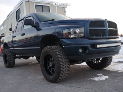 2003 Dodge Ram 1500 - 20x10 -24mm - Anthem Off-Road Gunner - Suspension Lift 5" - 37" x 12.5"