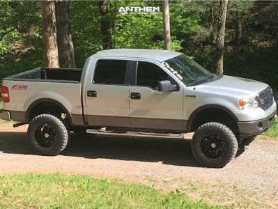1 2008 F 150 Ford Rough Country Suspension Lift 6in Anthem Instigator Black