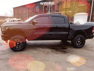 1 2019 1500 Ram Rough Country Suspension Lift 6in Anthem Gunner Black Milled