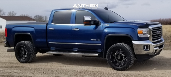 1 2015 Sierra 2500 Hd Gmc Oem Leveling Kit Anthem Enforcer Black Milled