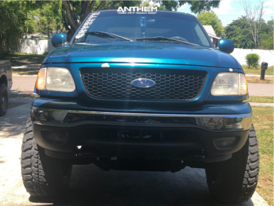 1 2001 F 150 Ford Rough Country Suspension Lift 5in Anthem Equalizer Black