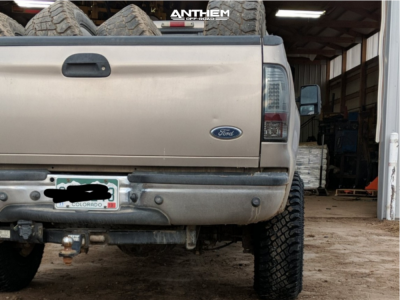 1 2005 F 350 Super Duty Ford Rough Country Leveling Kit Anthem Equalizer Black Milled