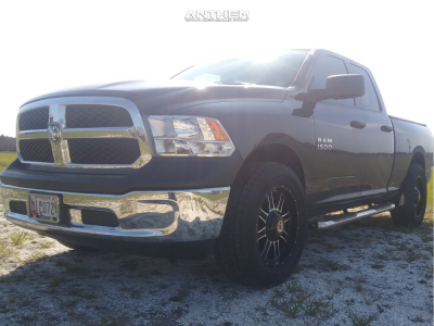 1 2018 1500 Ram Rough Country Leveling Kit Anthem Instigator Black Machined