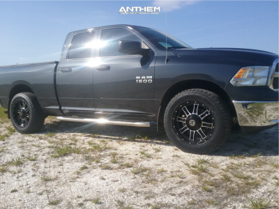 1 2018 1500 Ram Rough Country Leveling Kit Anthem Instigator Black Machined