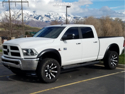 2013 Ram 2500 - 20x10 -24mm - Anthem Off-Road Defender - Leveling Kit - 35" x 12.5"