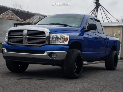 2007 Dodge Ram 1500 - 20x12 -44mm - Anthem Off-Road Gunner - Leveling Kit - 305/50R20