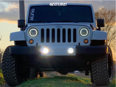 1 2013 Wrangler Jk Jeep Zone Suspension Lift 3in Anthem Commander Black Milled