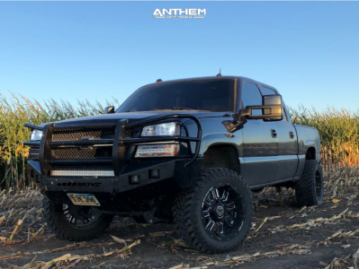 2005 Chevrolet Silverado 1500 - 20x10 -24mm - Anthem Off-Road Enforcer - Suspension Lift 6" - 33" x 12.5"