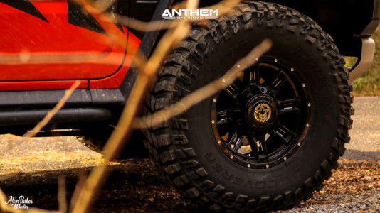 1 2008 H2 Hummer Stock Air Suspension Anthem Instigator Black Milled