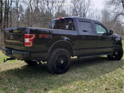 1 2018 F 150 Ford Rough Country Leveling Kit Anthem Equalizer Matte Black