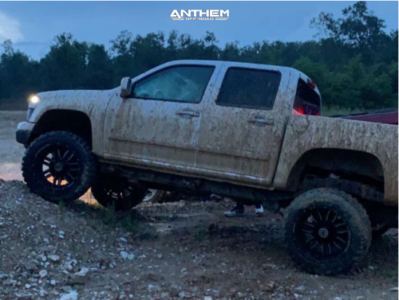 1 2005 Colorado Chevrolet Skyjacker Suspension Lift 75in Anthem A755 Black