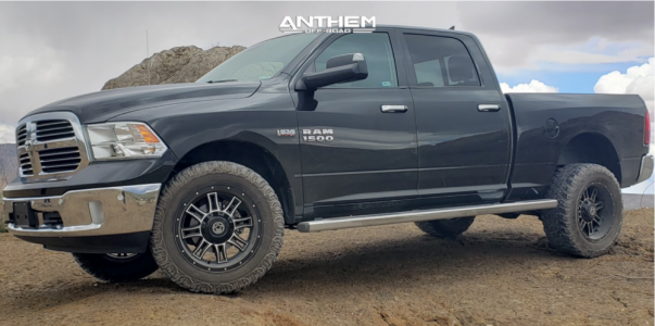 1 2017 1500 Ram Wiskge Suspension Lift 35in Anthem Instigator Black Machined