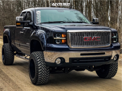 2011 GMC Sierra 1500 - 20x12 -44mm - Anthem Off-Road Instigator - Suspension Lift 6" - 33" x 12.5"