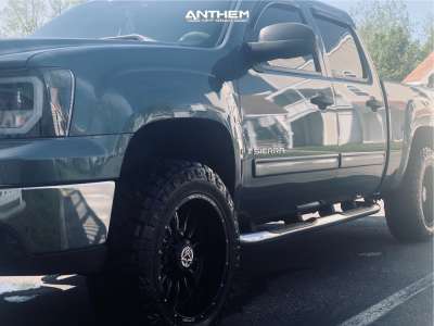 1 2008 Sierra 1500 Gmc Bilstein Suspension Lift 3in Anthem Equalizer Black Milled