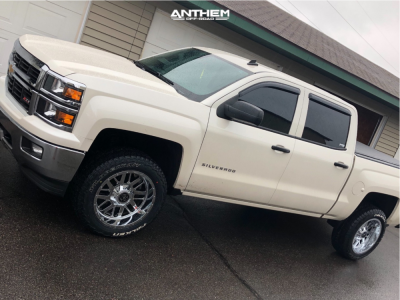 1 2014 Silverado 1500 Chevrolet Motofab Leveling Kit Anthem Gunner Chrome